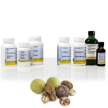 Darm-Kräuter Set, mit Schwarzwalnuss-Bitter 120 ml.